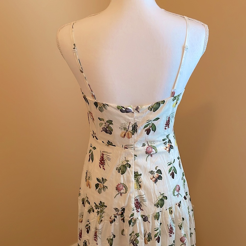 NWT Petal & Pup Botanique Fruit Print Cotton Midi Sundress Medium 4-6 dress - Picture 10 of 13